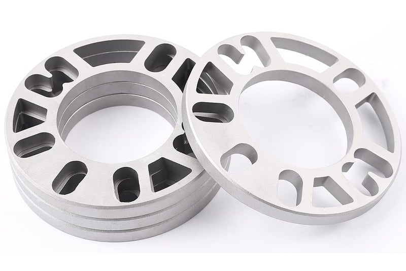 ZHTEAPR 4pc 12mm Universal Wheel Spacers for Most 4 Lug 5 Lug Vehicle 4x98 4x100 4x108 4x110 4x112 4x114.3 4x120 4x4.5 5x100 5x110 5x108 5x112 5x114.3 5x120 5x4.5 (12mm Thick) - Image 2